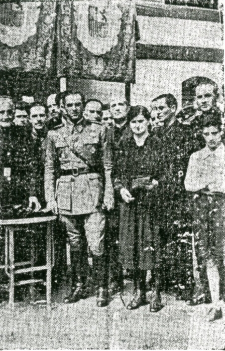 Capitán Ordás, Sotrondio 1942